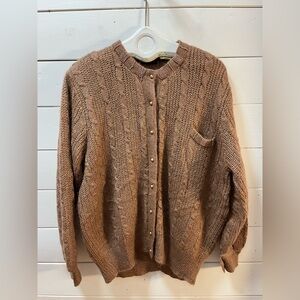 BALI – L/G – Beaded Cable Knit Cardigan